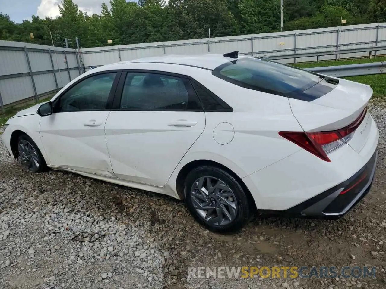 2 Photograph of a damaged car KMHLM4DGXRU694455 HYUNDAI ELANTRA 2024