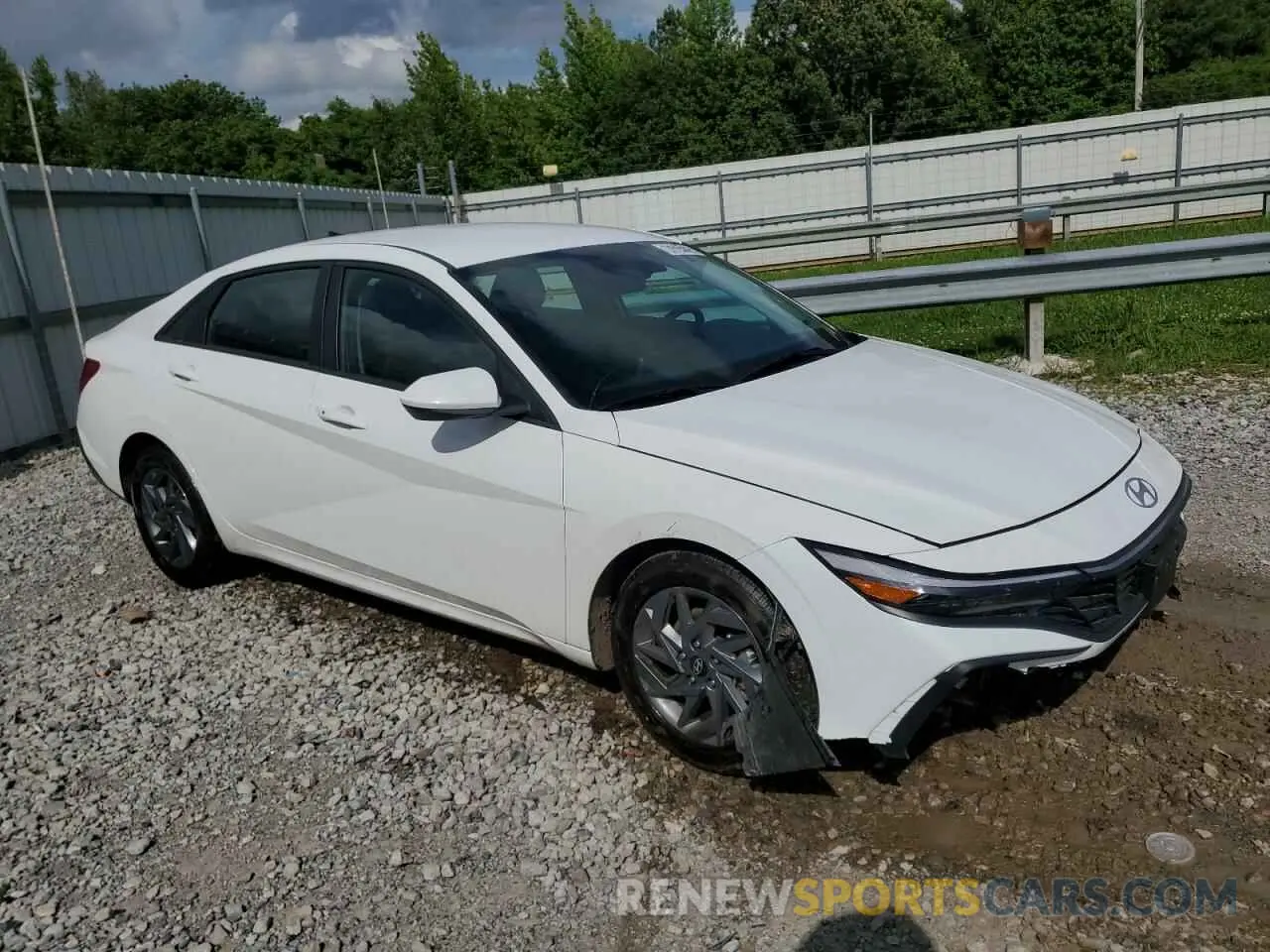 4 Photograph of a damaged car KMHLM4DGXRU694455 HYUNDAI ELANTRA 2024