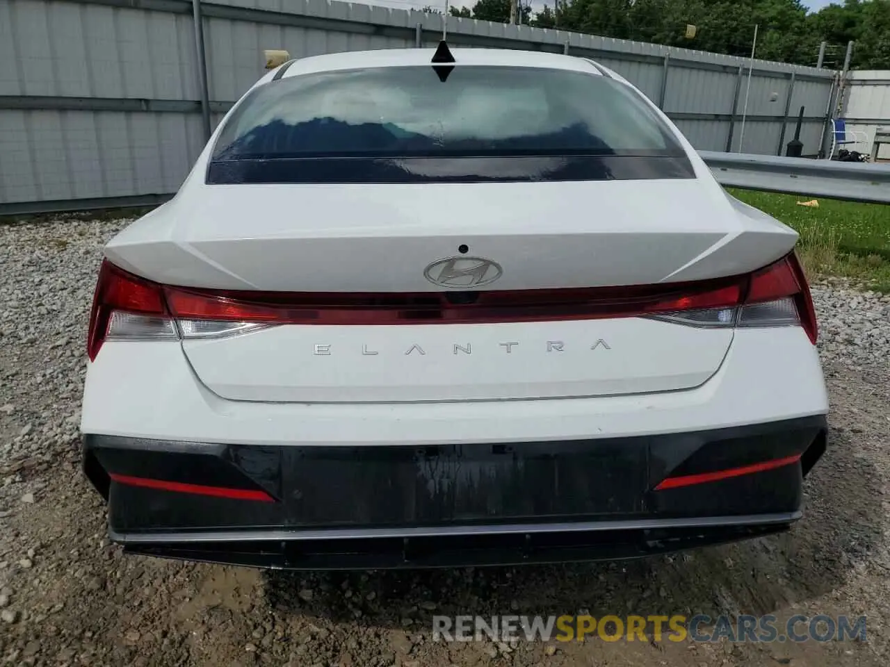 6 Photograph of a damaged car KMHLM4DGXRU694455 HYUNDAI ELANTRA 2024