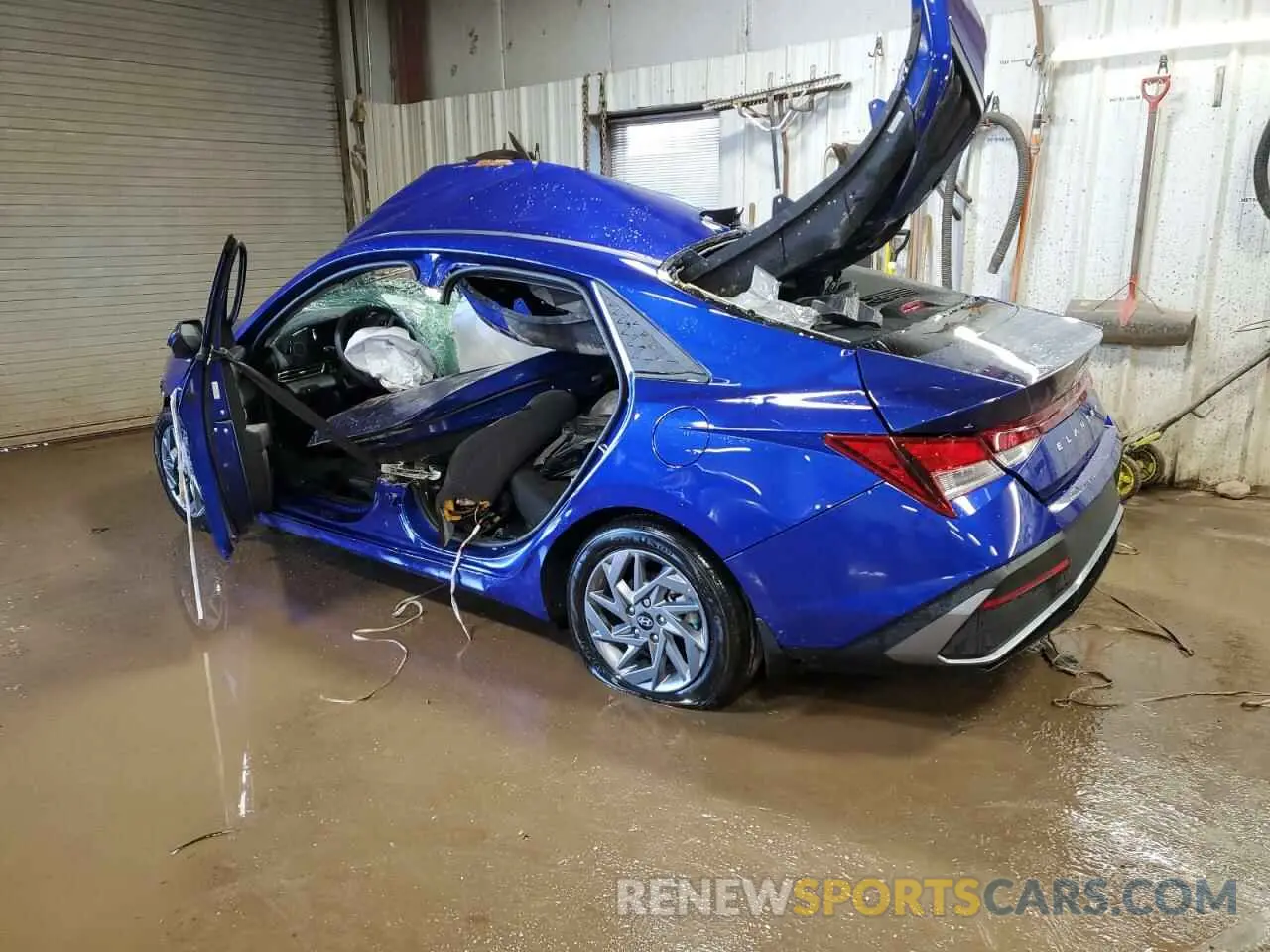 2 Photograph of a damaged car KMHLM4DGXRU703249 HYUNDAI ELANTRA 2024
