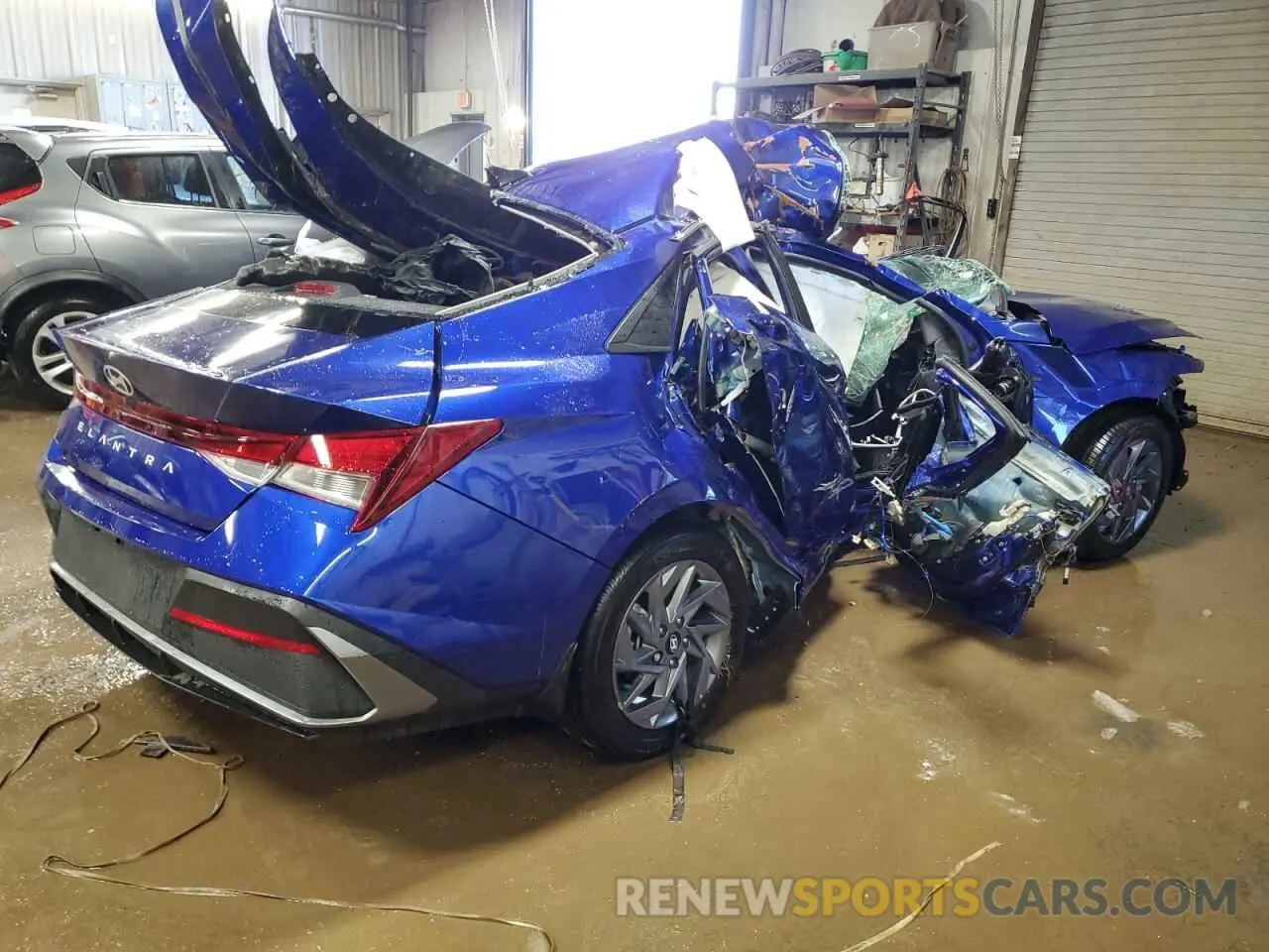3 Photograph of a damaged car KMHLM4DGXRU703249 HYUNDAI ELANTRA 2024
