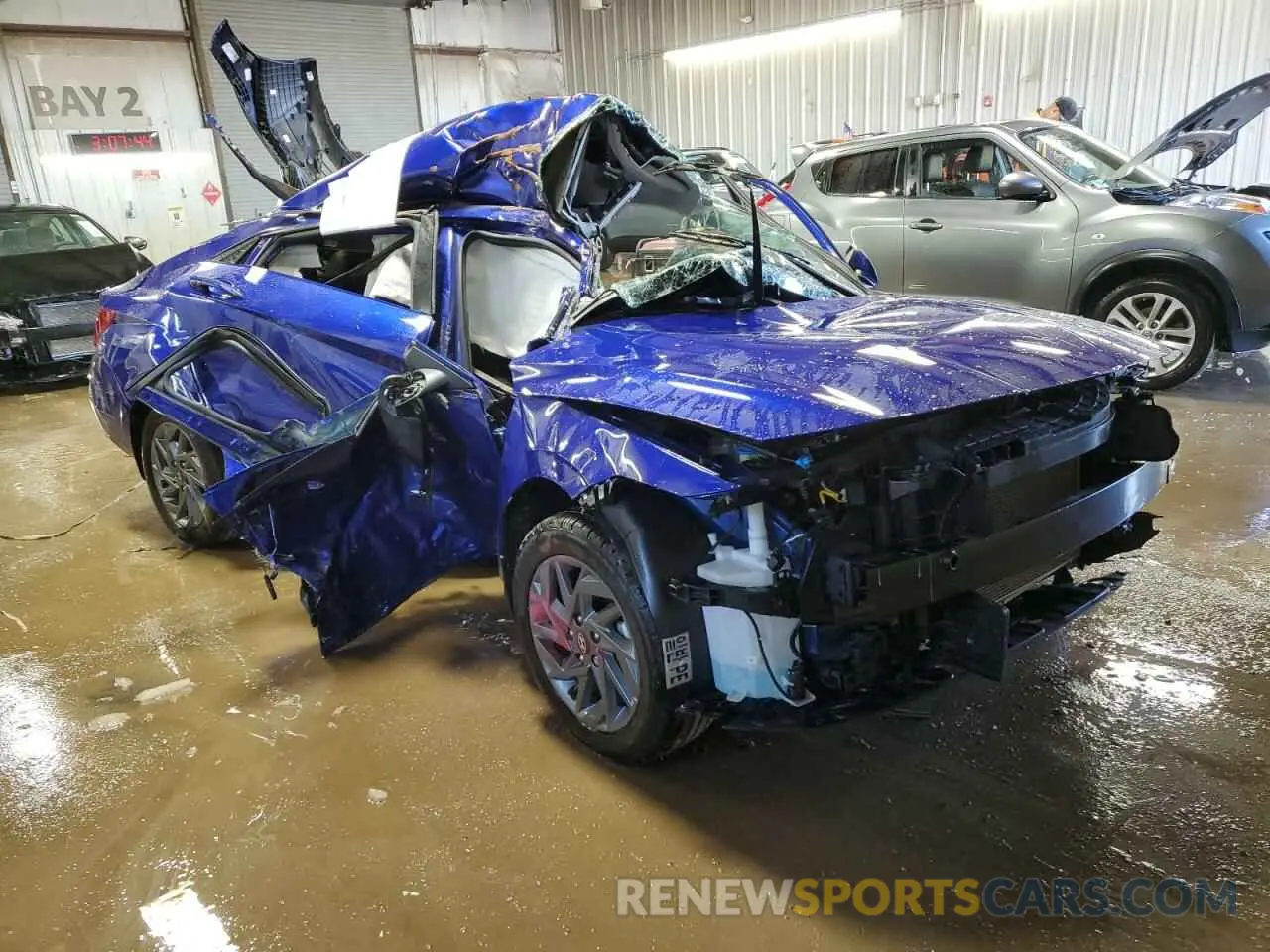 4 Photograph of a damaged car KMHLM4DGXRU703249 HYUNDAI ELANTRA 2024