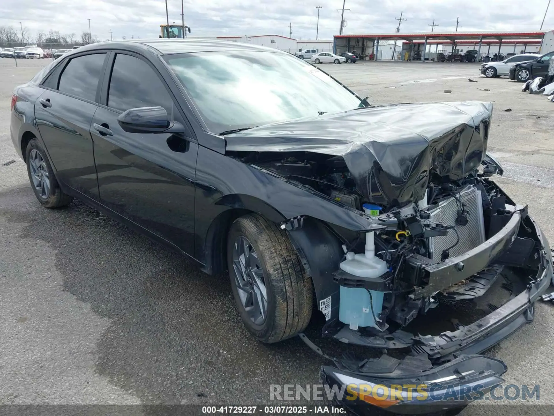 1 Photograph of a damaged car KMHLM4DGXRU704580 HYUNDAI ELANTRA 2024