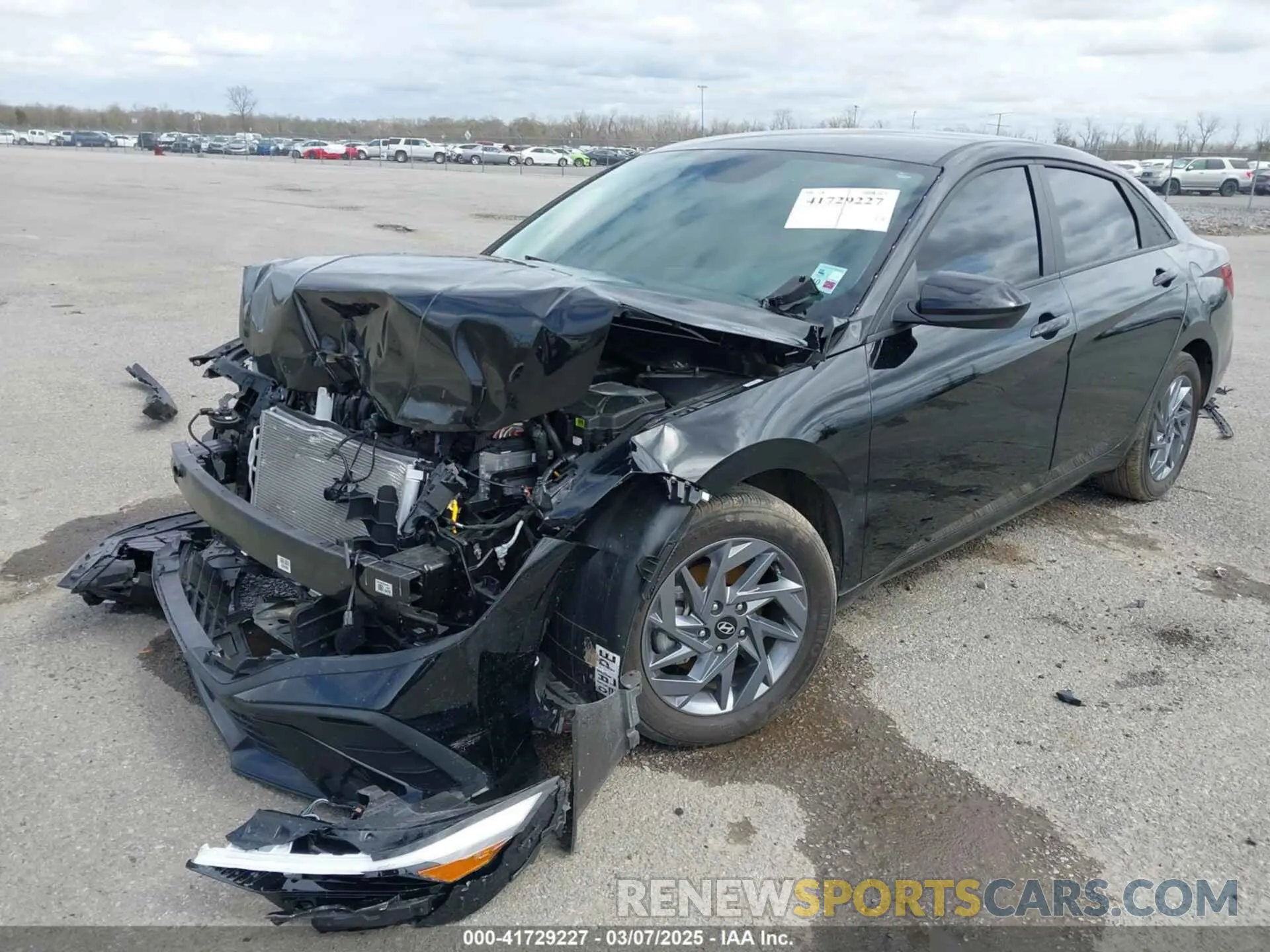 2 Photograph of a damaged car KMHLM4DGXRU704580 HYUNDAI ELANTRA 2024