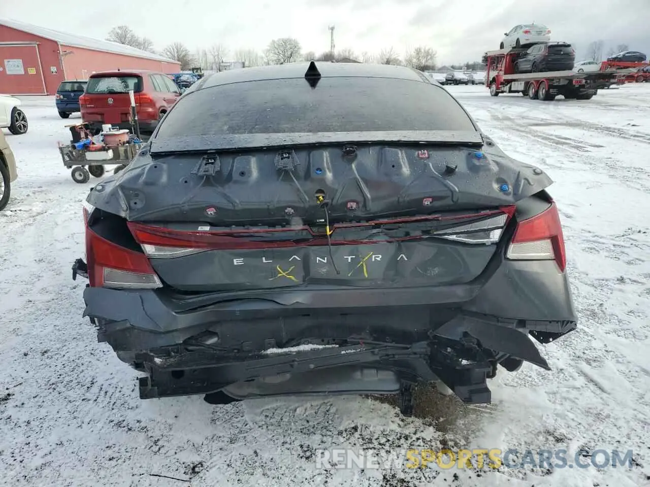 6 Photograph of a damaged car KMHLM4DGXRU705924 HYUNDAI ELANTRA 2024