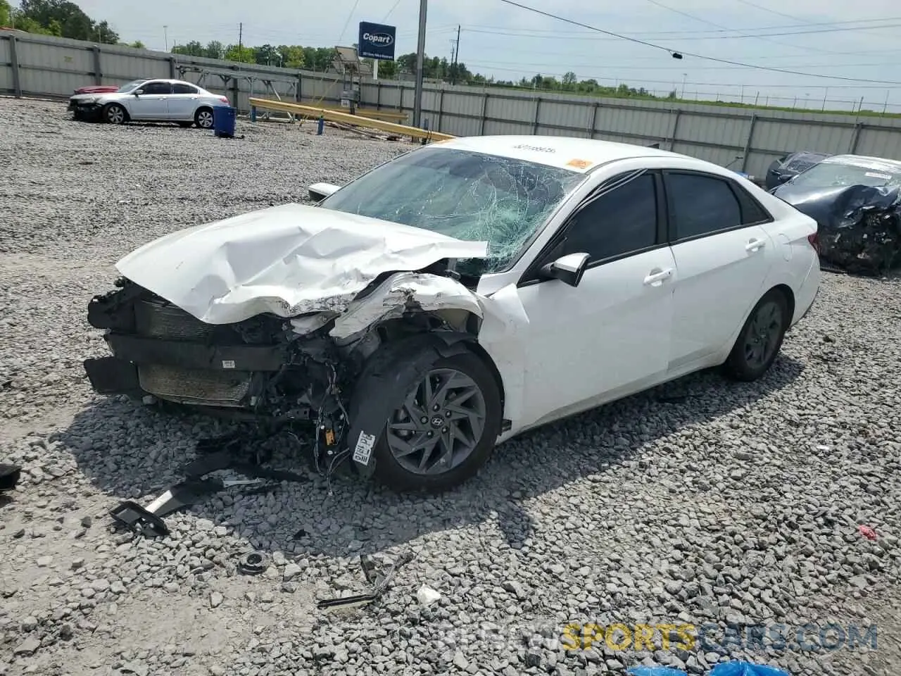 1 Фотография поврежденного автомобиля KMHLM4DGXRU719144 HYUNDAI ELANTRA 2024
