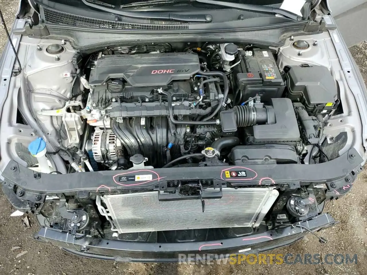 11 Фотография поврежденного автомобиля KMHLM4DGXRU719998 HYUNDAI ELANTRA 2024