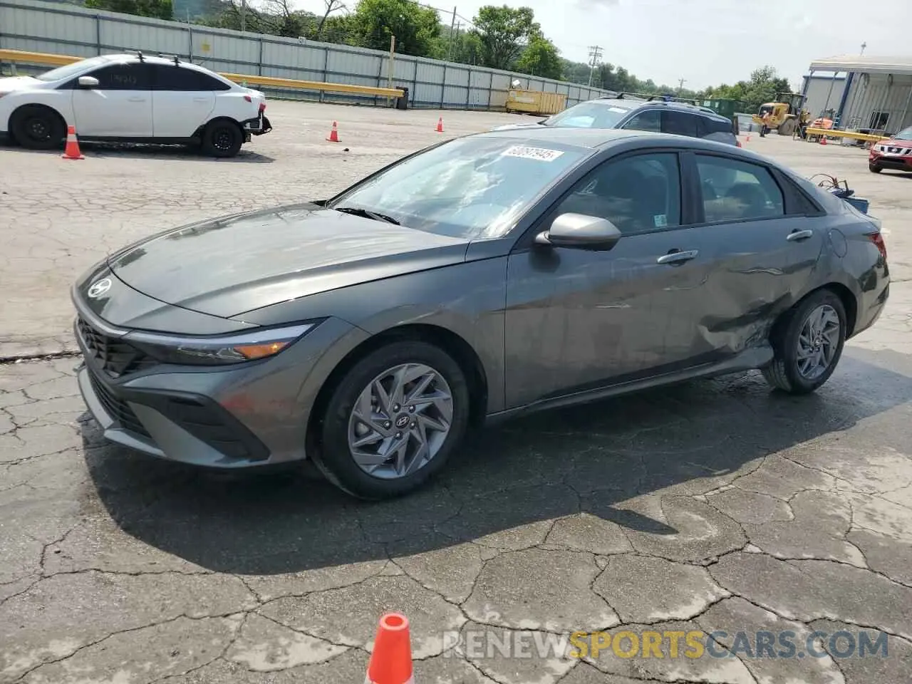1 Photograph of a damaged car KMHLM4DGXRU734212 HYUNDAI ELANTRA 2024