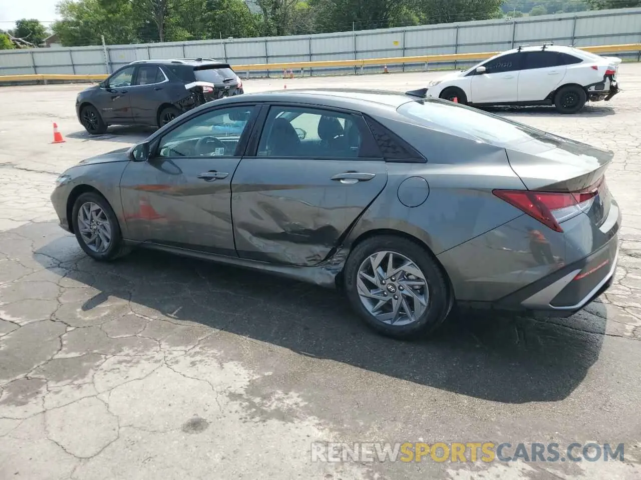 2 Photograph of a damaged car KMHLM4DGXRU734212 HYUNDAI ELANTRA 2024