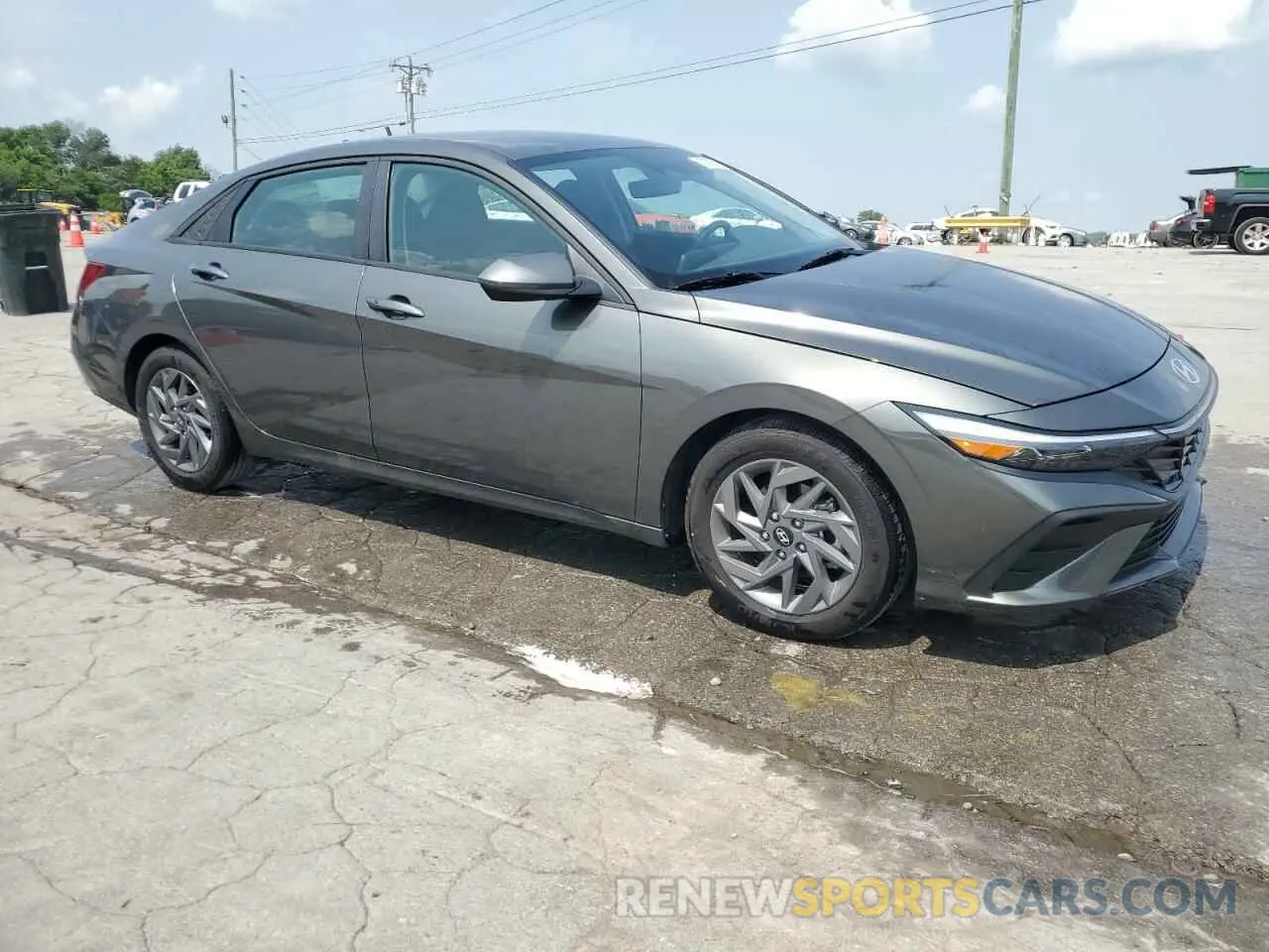 4 Photograph of a damaged car KMHLM4DGXRU734212 HYUNDAI ELANTRA 2024