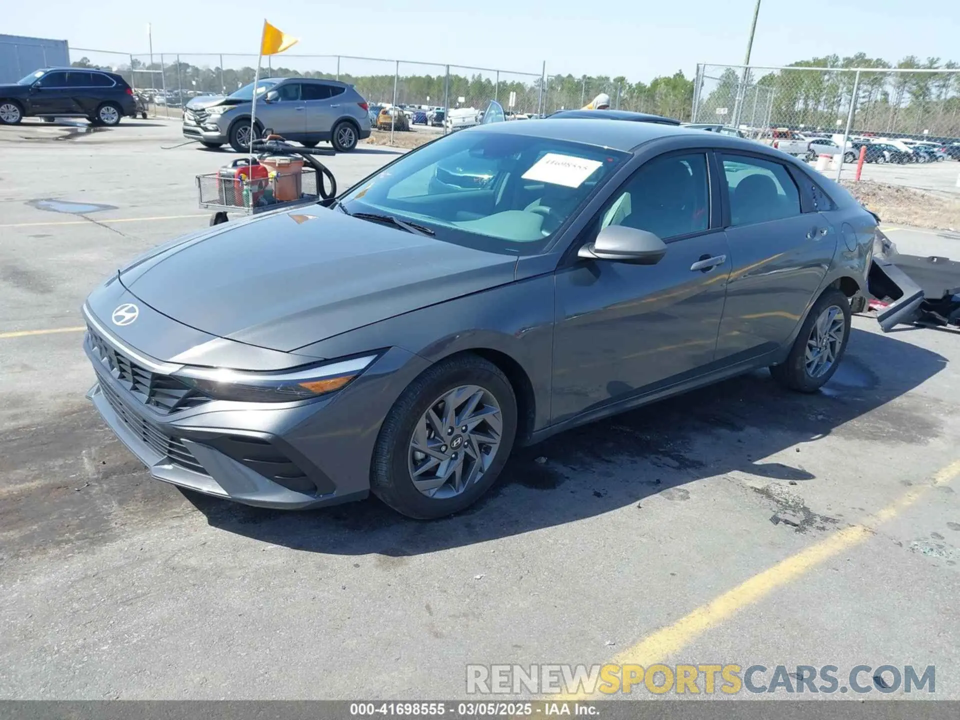 2 Photograph of a damaged car KMHLM4DGXRU740964 HYUNDAI ELANTRA 2024