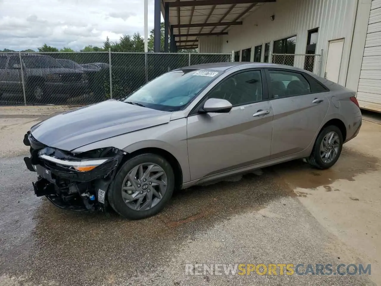 1 Photograph of a damaged car KMHLM4DGXRU748577 HYUNDAI ELANTRA 2024