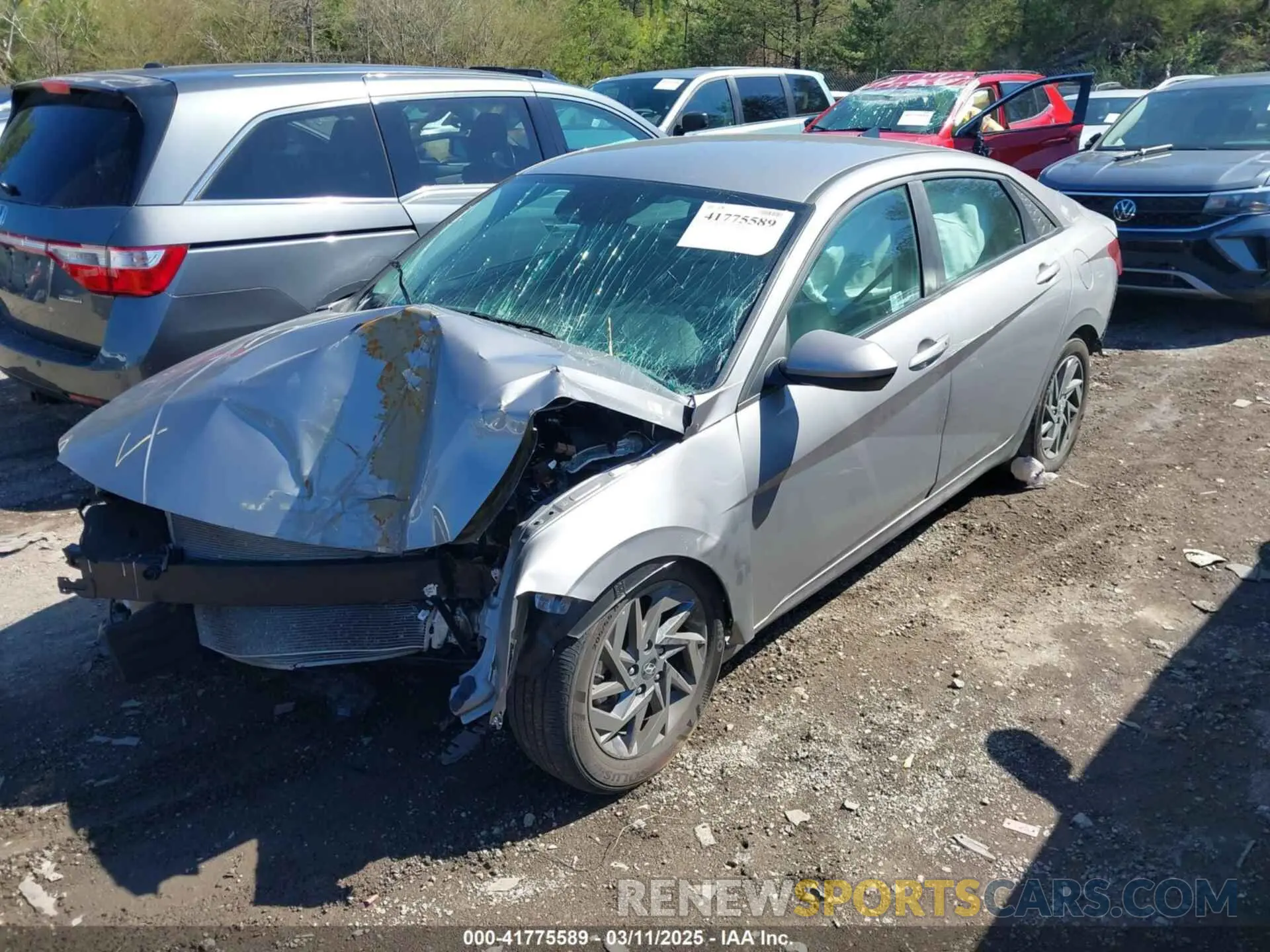 2 Фотография поврежденного автомобиля KMHLM4DGXRU750541 HYUNDAI ELANTRA 2024
