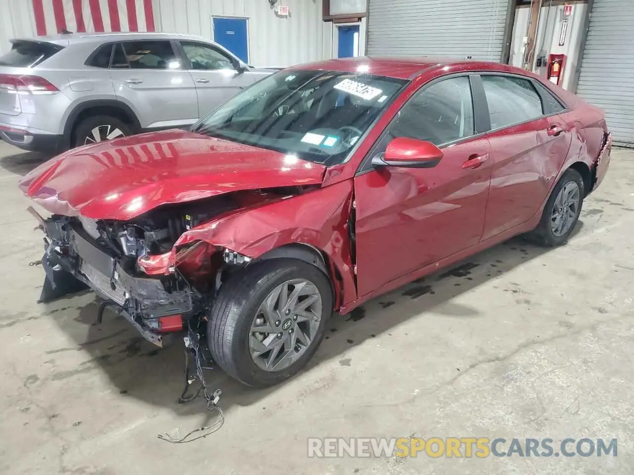 1 Photograph of a damaged car KMHLM4DGXRU779084 HYUNDAI ELANTRA 2024