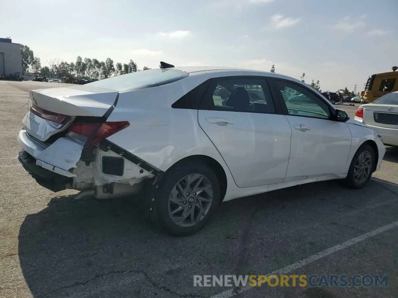 3 Photograph of a damaged car KMHLM4DGXRU779098 HYUNDAI ELANTRA 2024