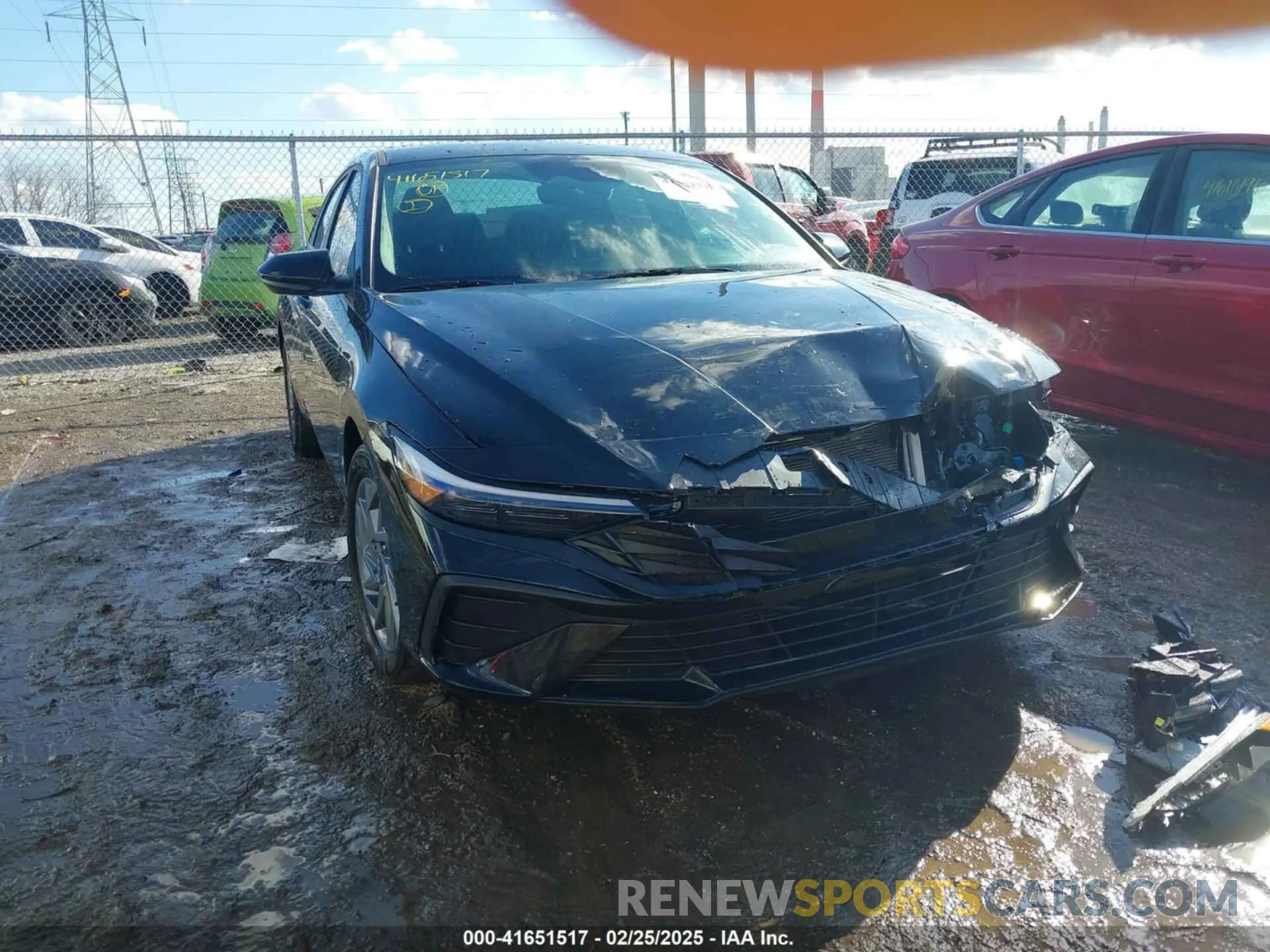 1 Фотография поврежденного автомобиля KMHLM4DGXRU784172 HYUNDAI ELANTRA 2024
