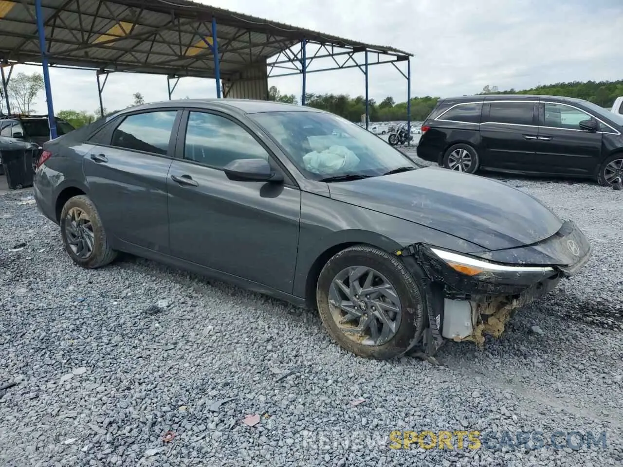 4 Фотография поврежденного автомобиля KMHLM4DGXRU798783 HYUNDAI ELANTRA 2024