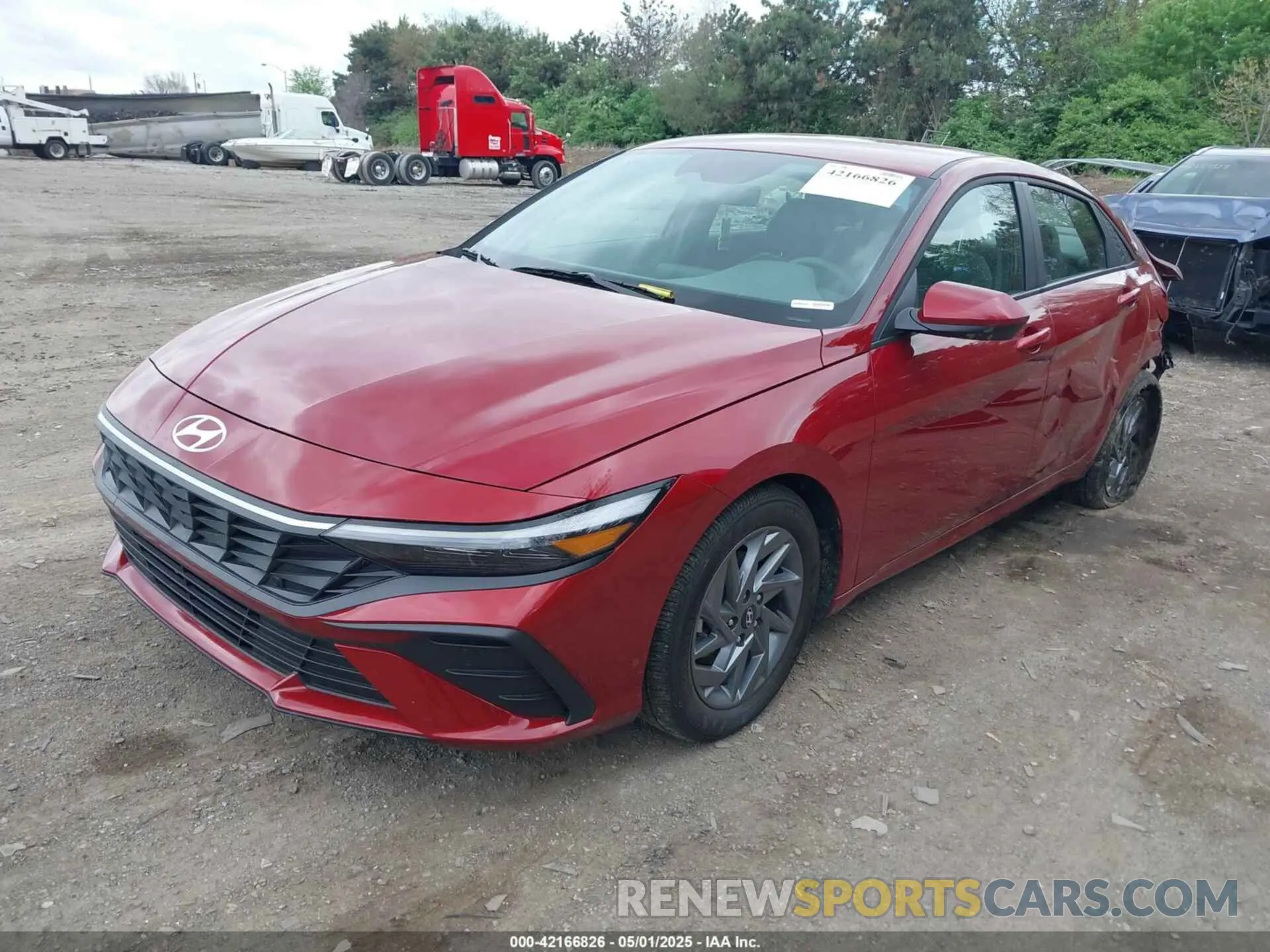 2 Фотография поврежденного автомобиля KMHLM4DGXRU814044 HYUNDAI ELANTRA 2024