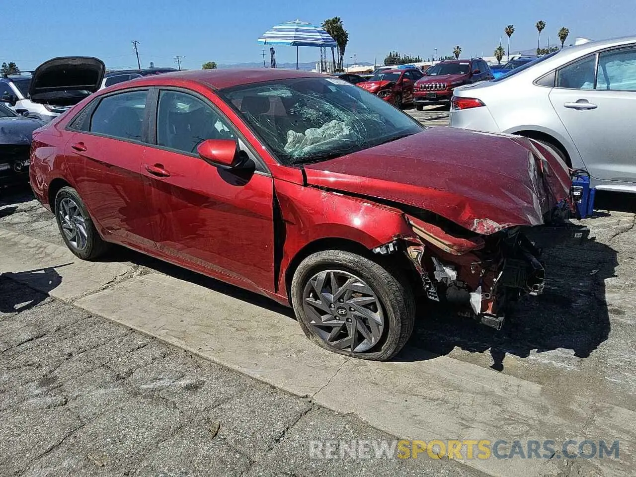 4 Photograph of a damaged car KMHLM4DJ1RU093351 HYUNDAI ELANTRA 2024