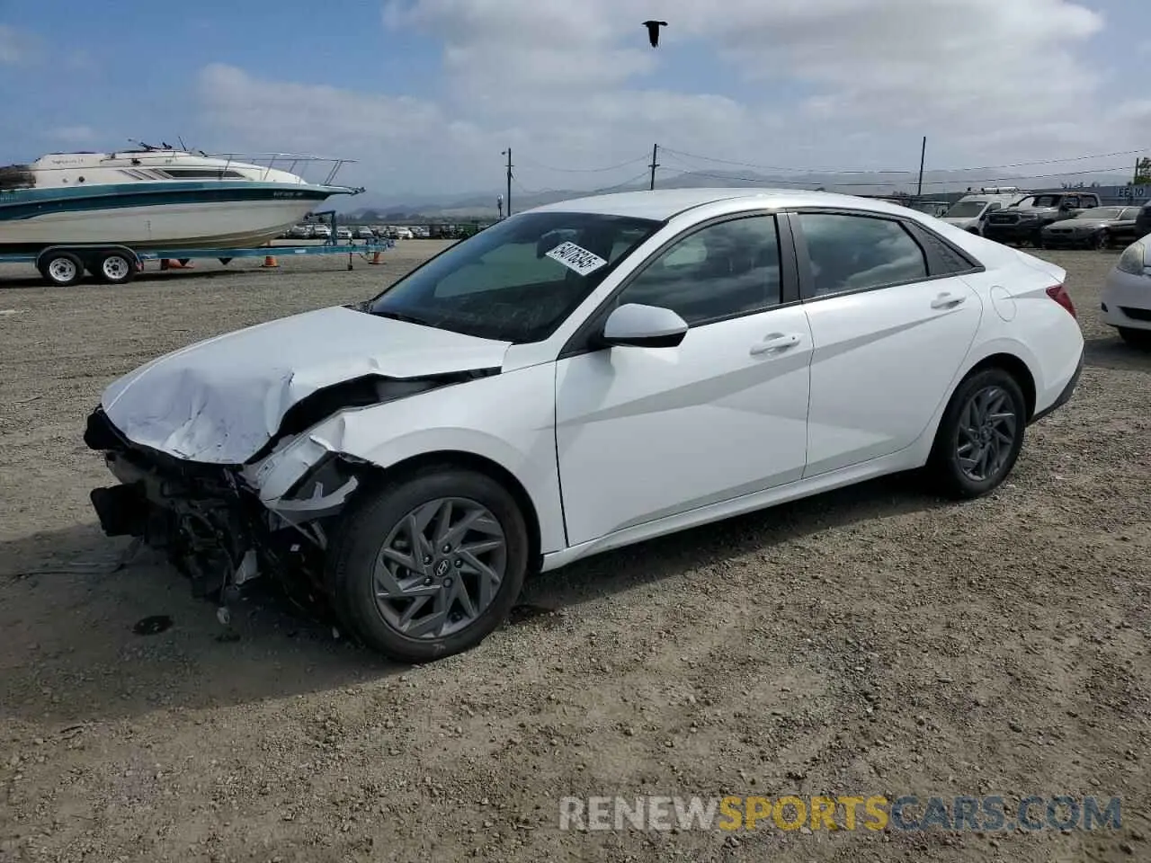 1 Photograph of a damaged car KMHLM4DJ2RU105071 HYUNDAI ELANTRA 2024