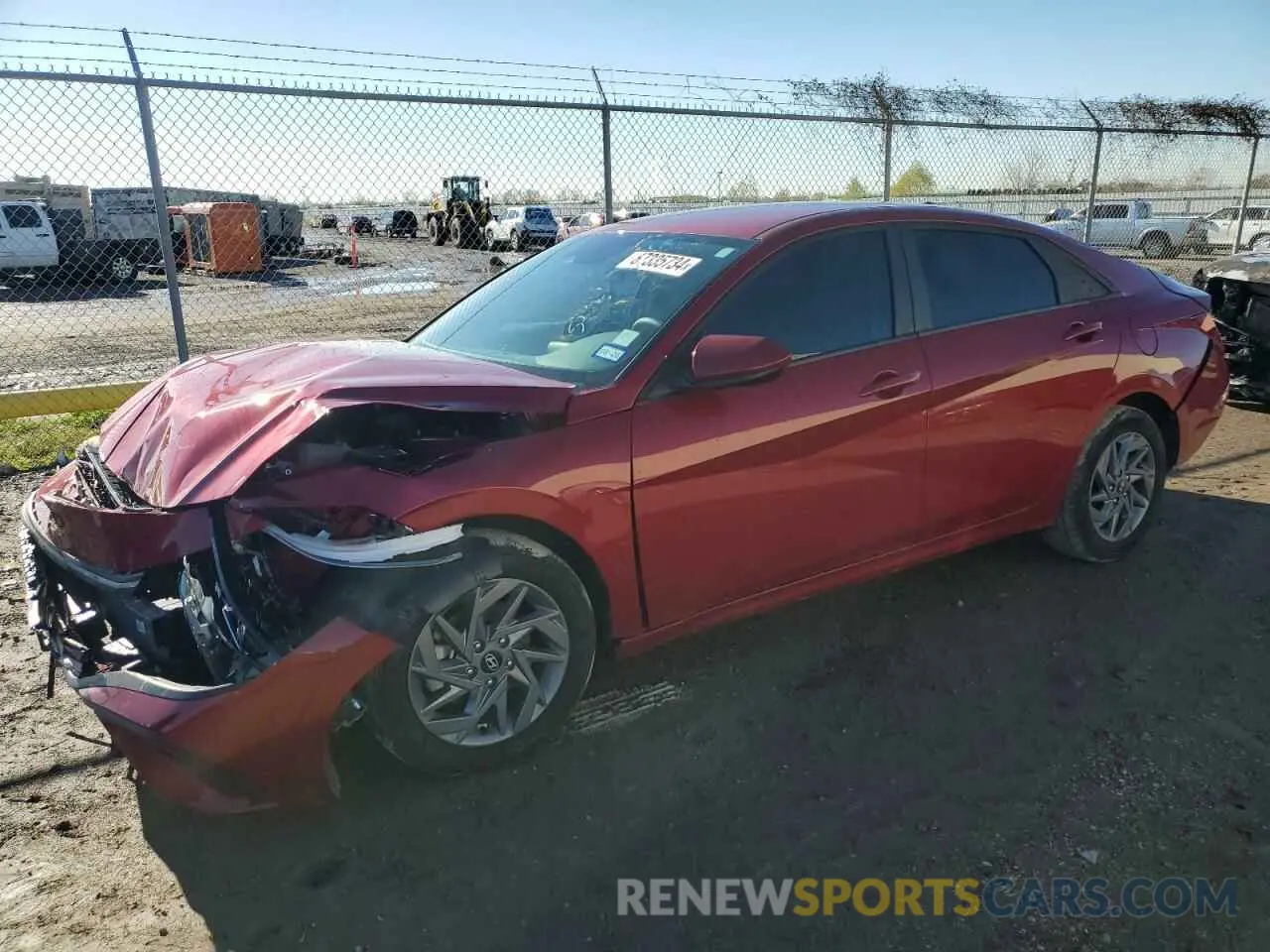 1 Photograph of a damaged car KMHLM4DJ3RU095005 HYUNDAI ELANTRA 2024