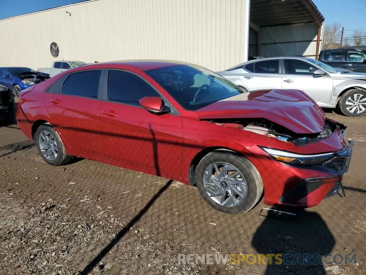 4 Photograph of a damaged car KMHLM4DJ3RU095005 HYUNDAI ELANTRA 2024