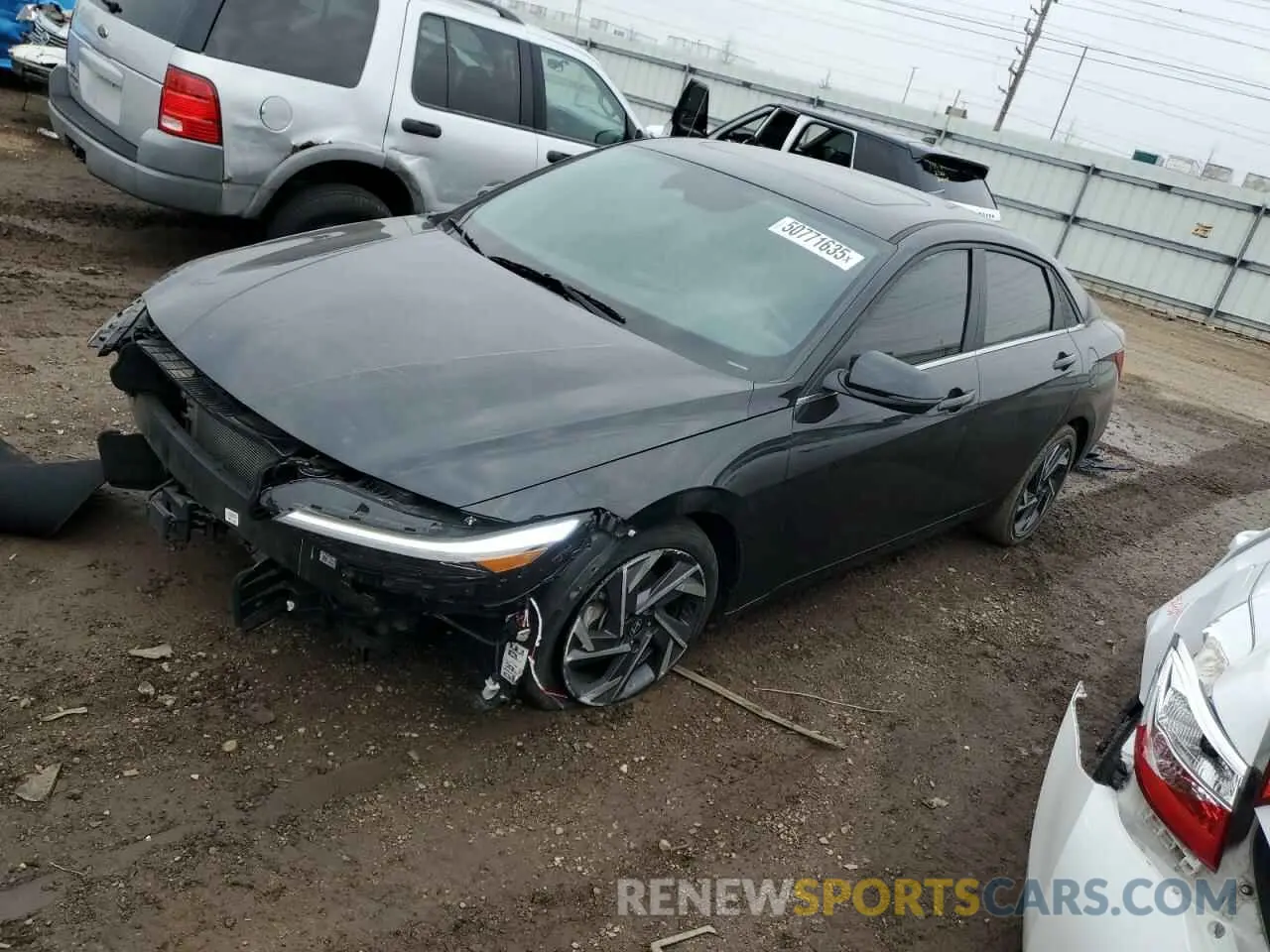 1 Photograph of a damaged car KMHLN4DJ1RU106791 HYUNDAI ELANTRA 2024