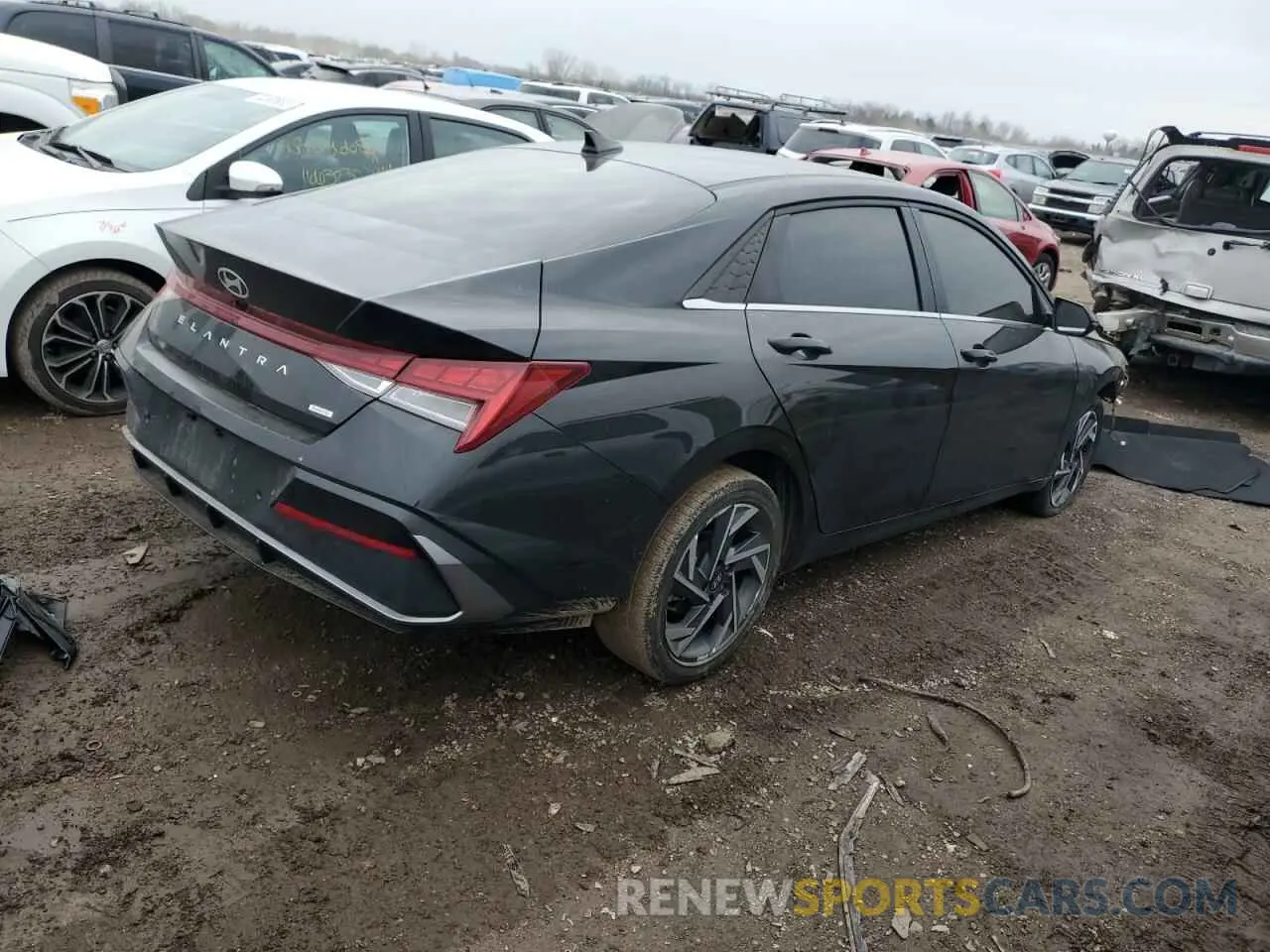 3 Photograph of a damaged car KMHLN4DJ1RU106791 HYUNDAI ELANTRA 2024