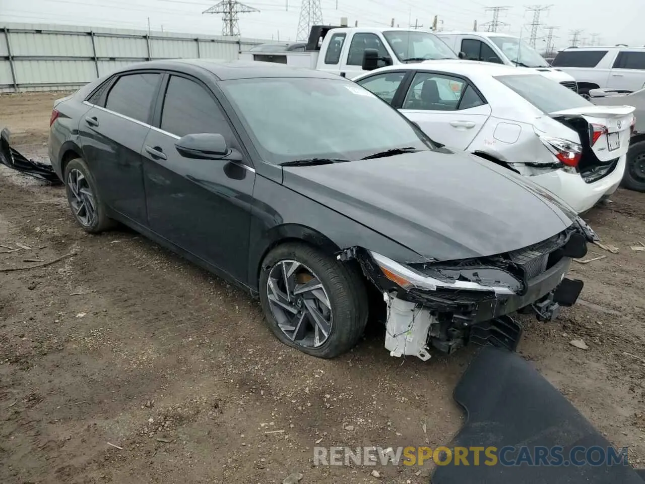 4 Photograph of a damaged car KMHLN4DJ1RU106791 HYUNDAI ELANTRA 2024