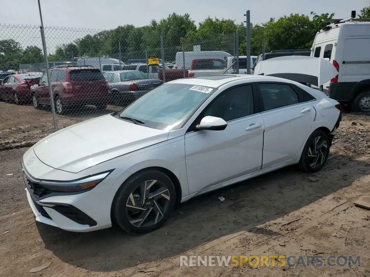 1 Photograph of a damaged car KMHLN4DJ1RU108573 HYUNDAI ELANTRA 2024