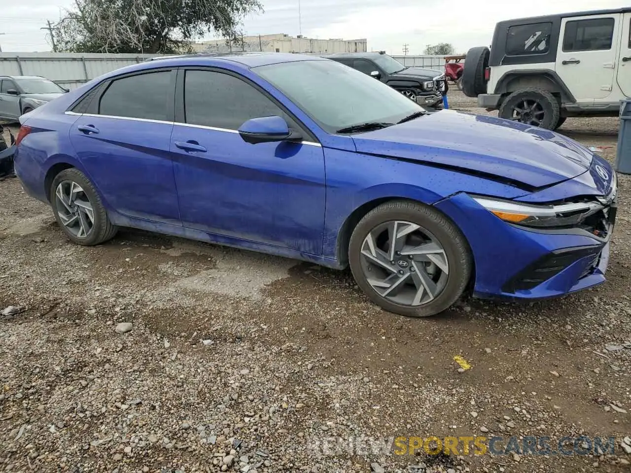 4 Фотография поврежденного автомобиля KMHLP4DG0RU818515 HYUNDAI ELANTRA 2024