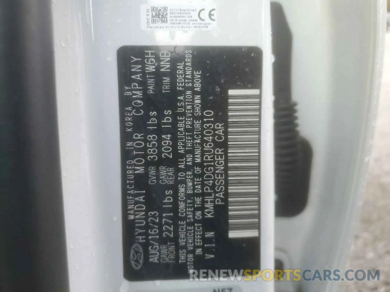 13 Фотография поврежденного автомобиля KMHLP4DG1RU640310 HYUNDAI ELANTRA 2024