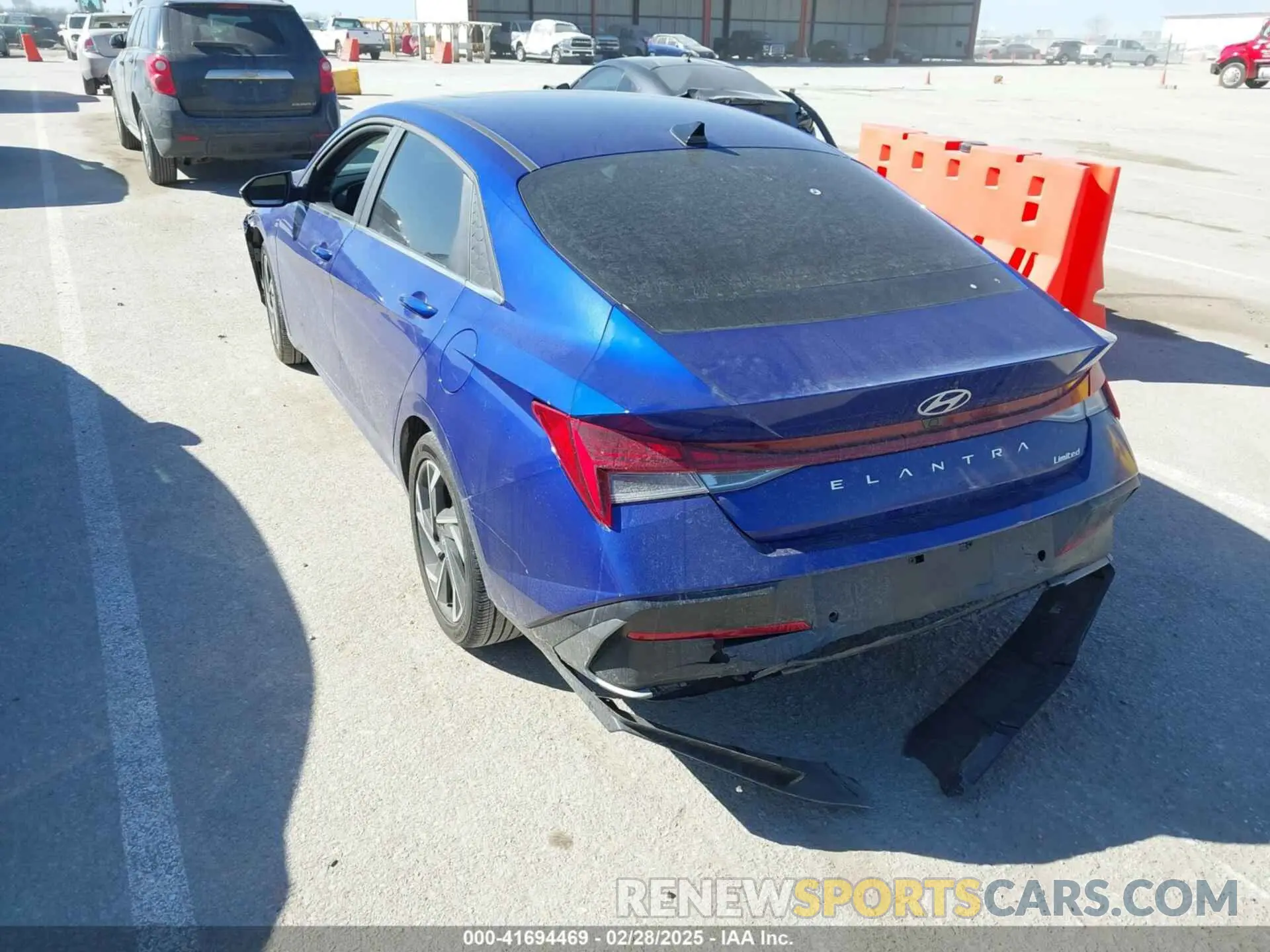 3 Photograph of a damaged car KMHLP4DG1RU707164 HYUNDAI ELANTRA 2024