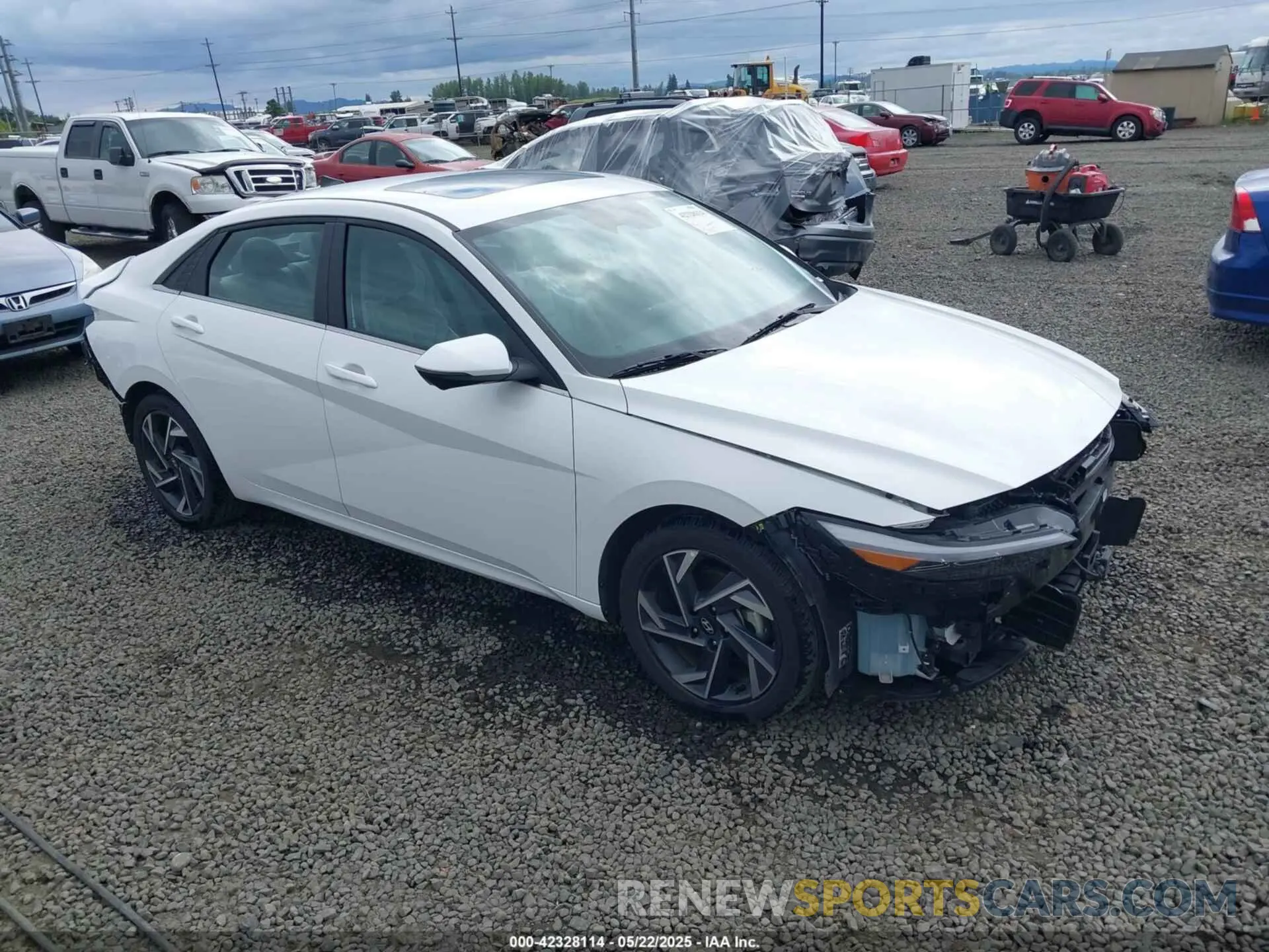 1 Фотография поврежденного автомобиля KMHLP4DG3RU837222 HYUNDAI ELANTRA 2024