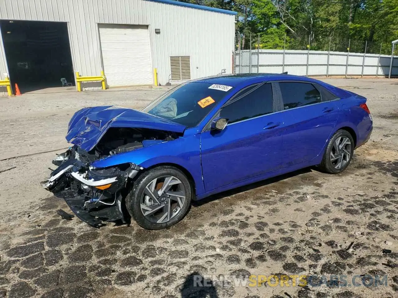 1 Photograph of a damaged car KMHLP4DG4RU793828 HYUNDAI ELANTRA 2024