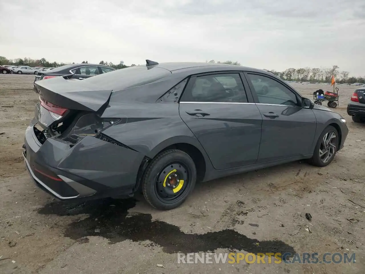 3 Photograph of a damaged car KMHLP4DG5RU660950 HYUNDAI ELANTRA 2024