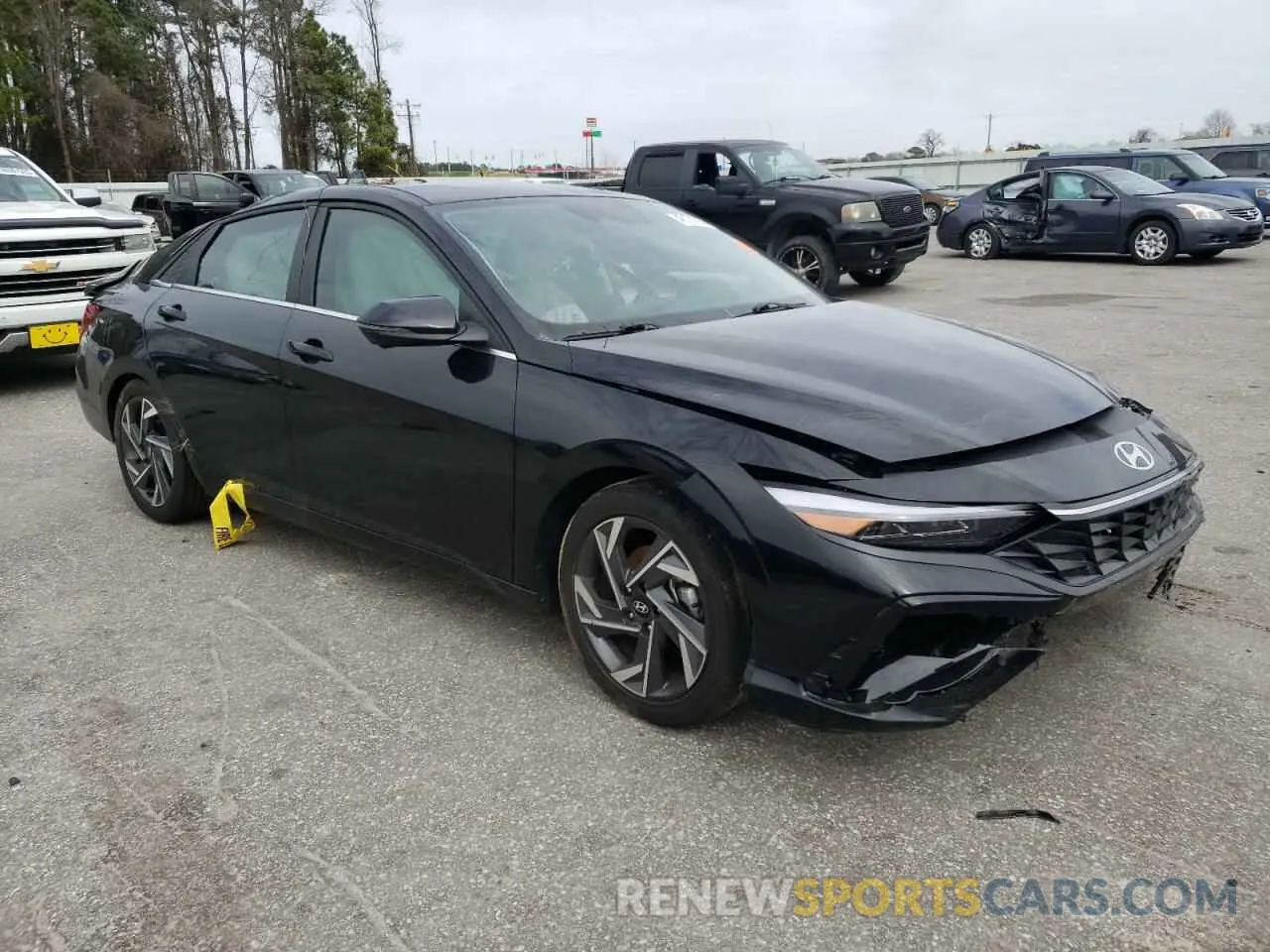 4 Photograph of a damaged car KMHLP4DG5RU673990 HYUNDAI ELANTRA 2024