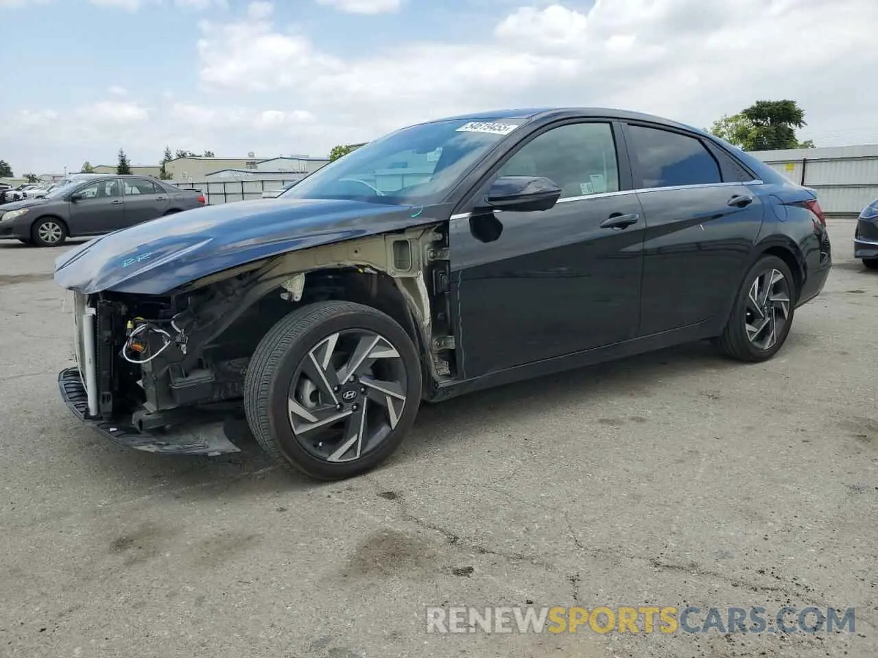 1 Photograph of a damaged car KMHLP4DG5RU689753 HYUNDAI ELANTRA 2024
