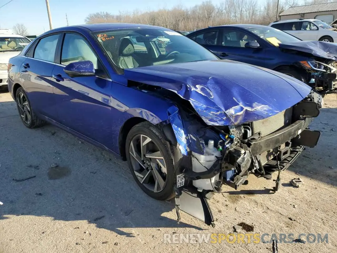 4 Photograph of a damaged car KMHLP4DG6RU715275 HYUNDAI ELANTRA 2024