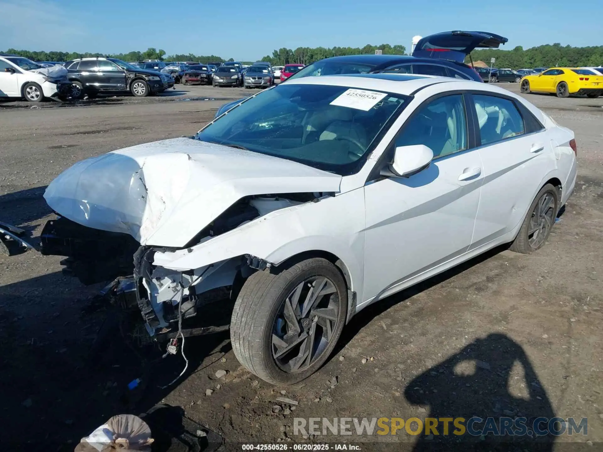 2 Photograph of a damaged car KMHLP4DG6RU778893 HYUNDAI ELANTRA 2024