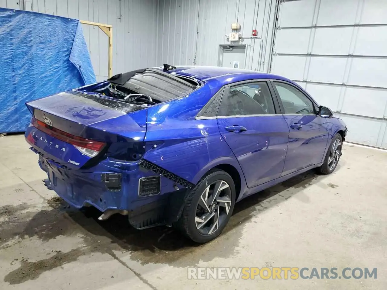 3 Photograph of a damaged car KMHLP4DG6RU832385 HYUNDAI ELANTRA 2024