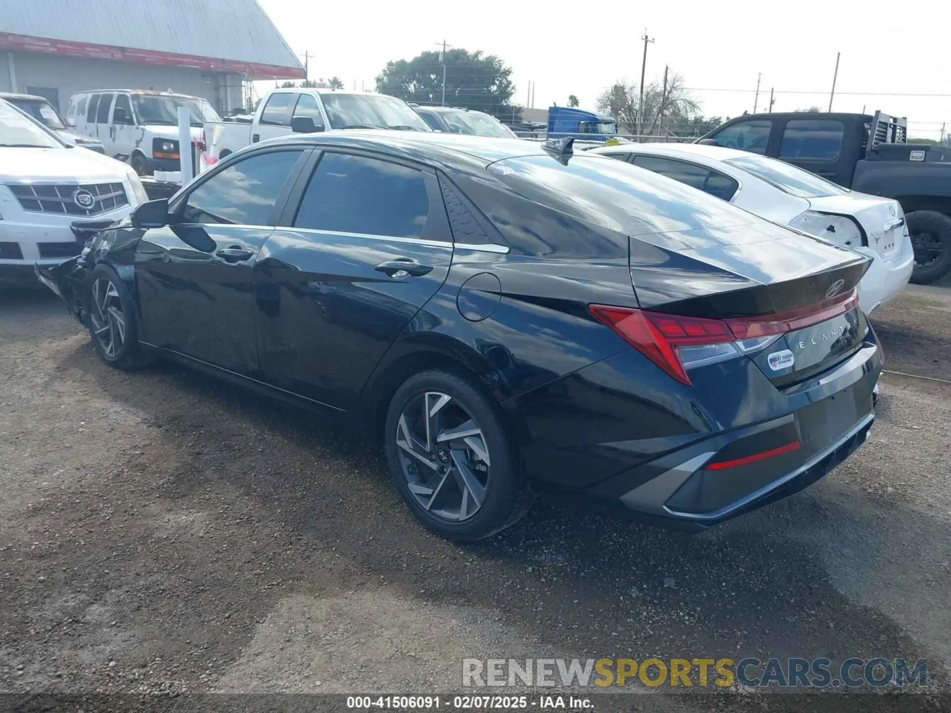 3 Фотография поврежденного автомобиля KMHLP4DG7RU718847 HYUNDAI ELANTRA 2024