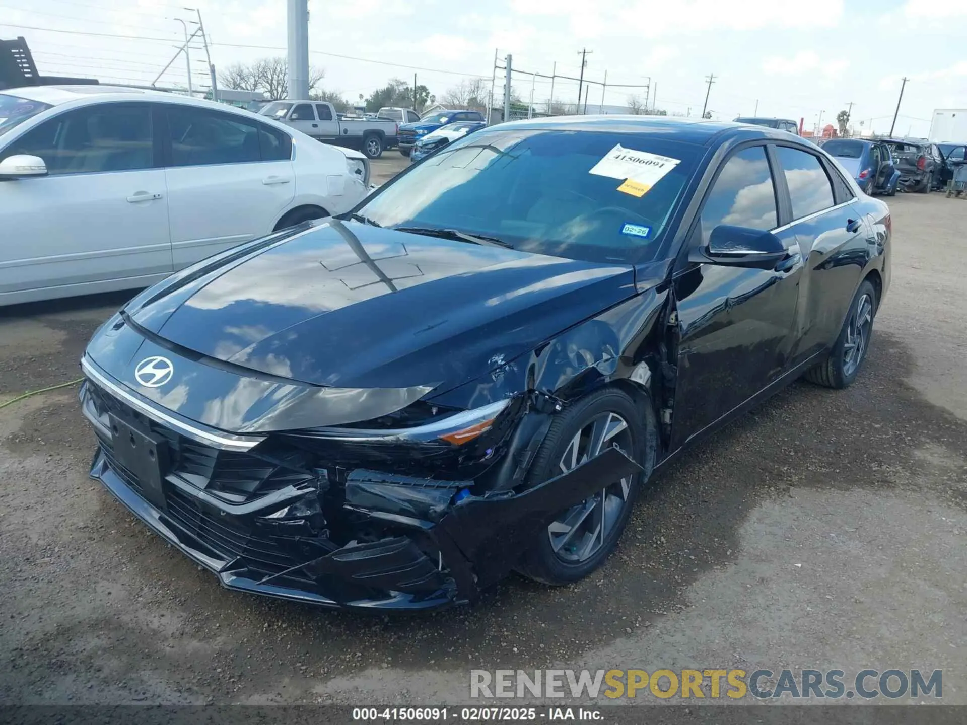 6 Фотография поврежденного автомобиля KMHLP4DG7RU718847 HYUNDAI ELANTRA 2024