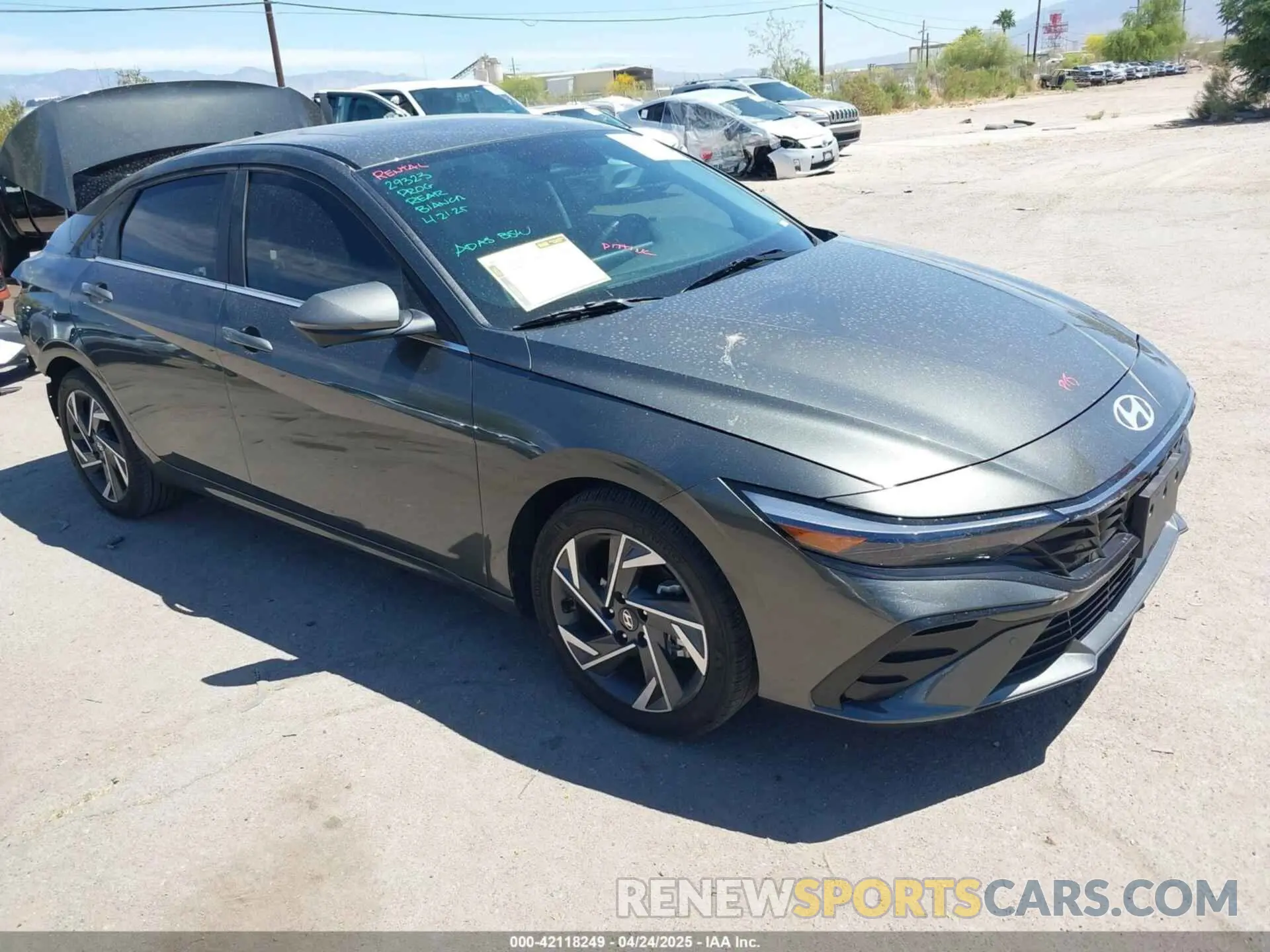 1 Photograph of a damaged car KMHLP4DG8RU656892 HYUNDAI ELANTRA 2024