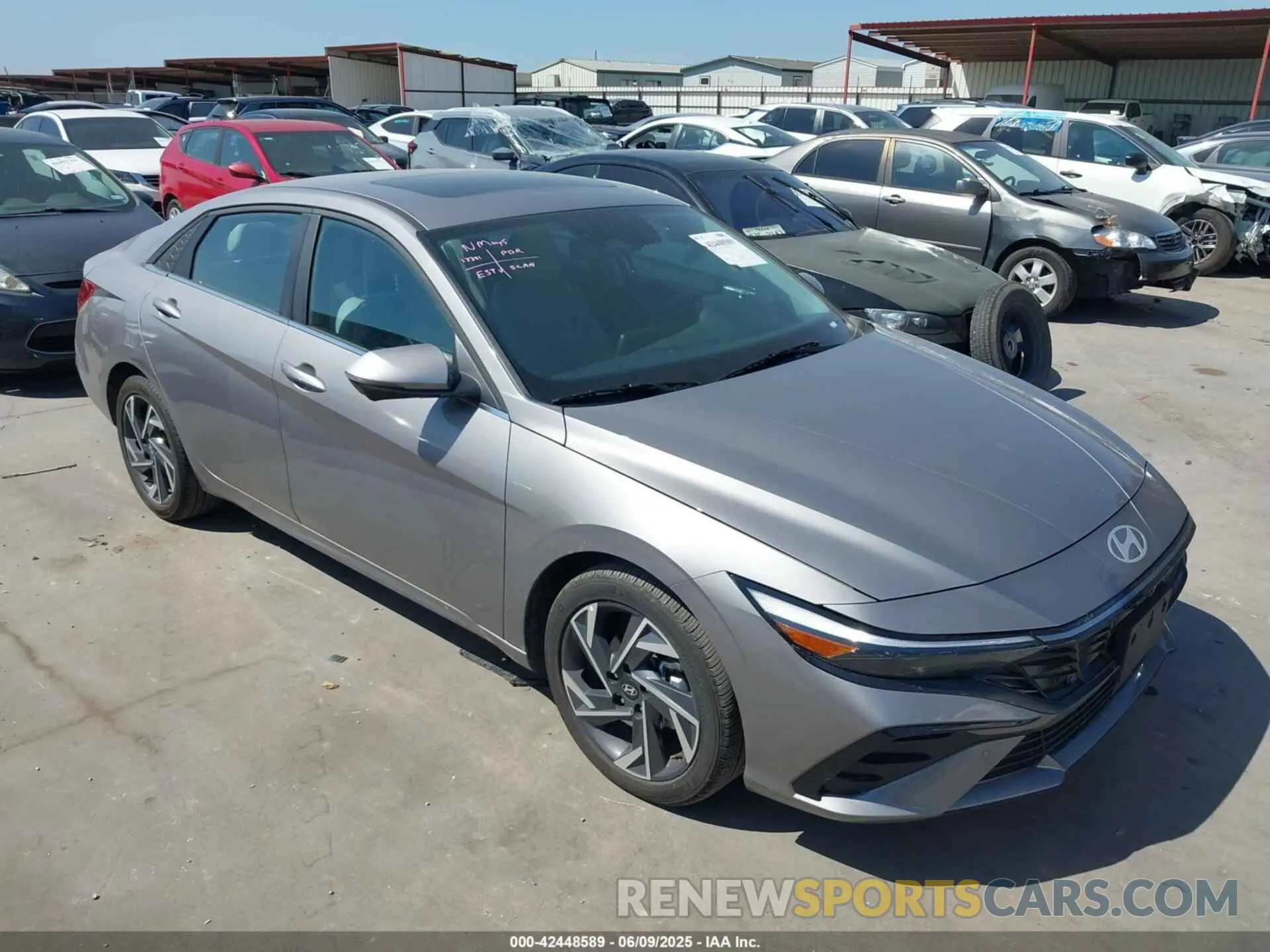 1 Photograph of a damaged car KMHLP4DG9RU814222 HYUNDAI ELANTRA 2024