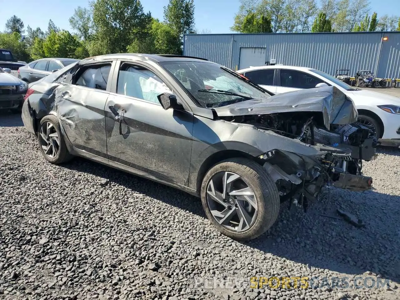 4 Фотография поврежденного автомобиля KMHLP4DG9RU837421 HYUNDAI ELANTRA 2024