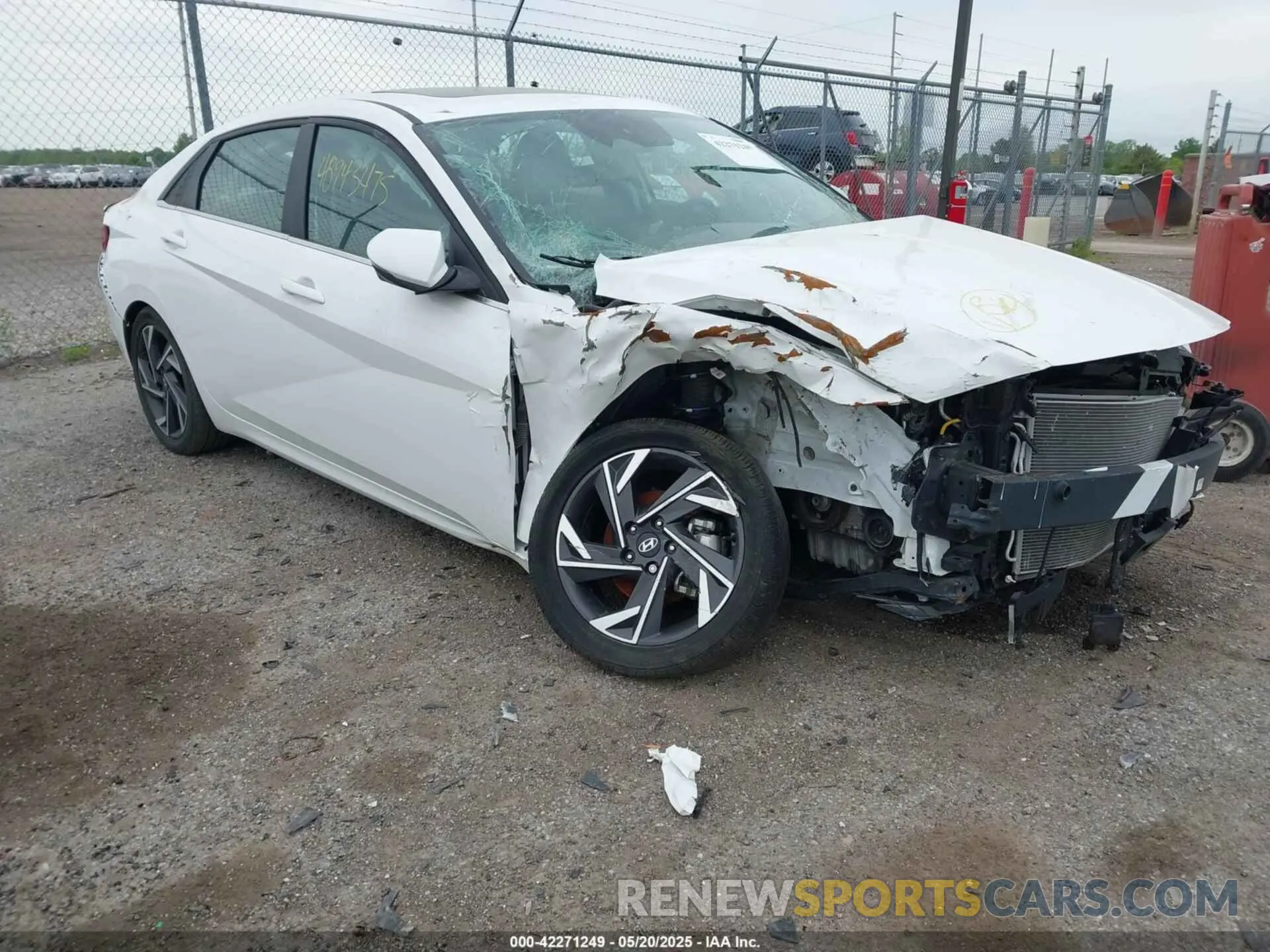 1 Photograph of a damaged car KMHLP4DGXRU664363 HYUNDAI ELANTRA 2024