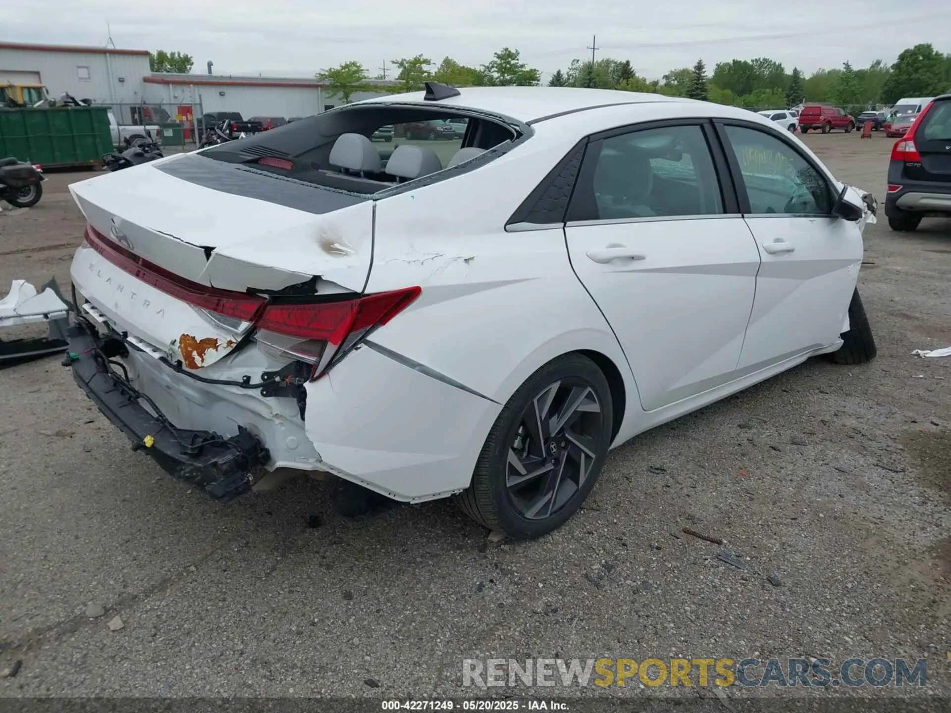 4 Photograph of a damaged car KMHLP4DGXRU664363 HYUNDAI ELANTRA 2024