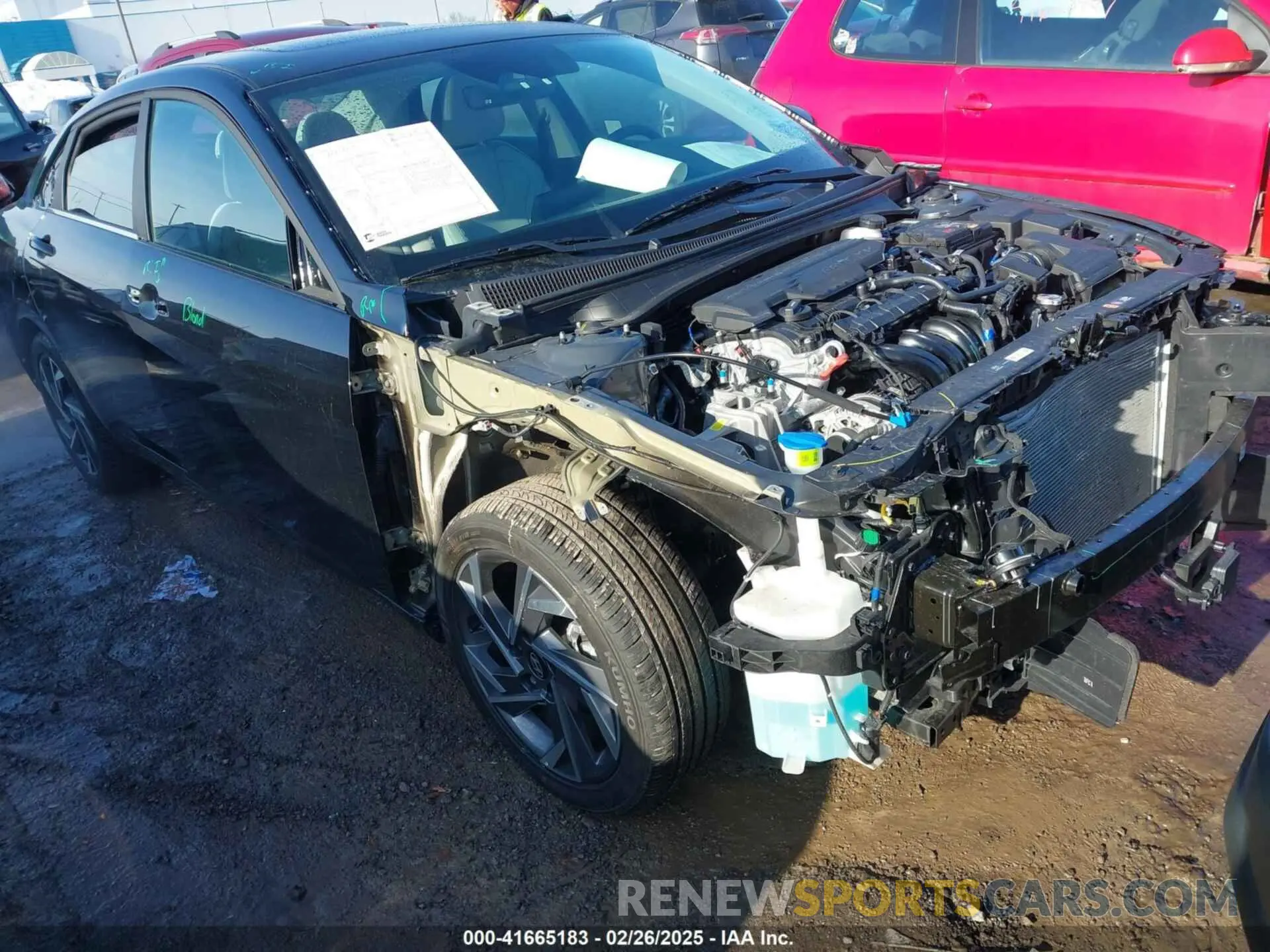 1 Фотография поврежденного автомобиля KMHLP4DGXRU832471 HYUNDAI ELANTRA 2024