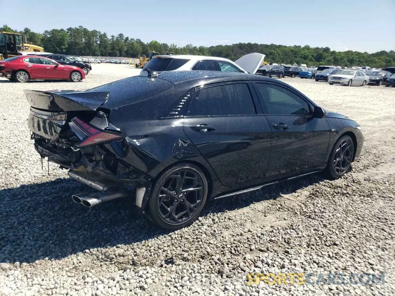 3 Фотография поврежденного автомобиля KMHLR4DF2RU728445 HYUNDAI ELANTRA 2024